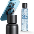 Insulated Water Bottle with Magnetic Phone Holder Compatible with MagSafe and iPhone,Double-Sided Magnet,Hot 12H Cold 24H,Stainless Steel Water Bottle Phone Mount for Sports Travel,32oz